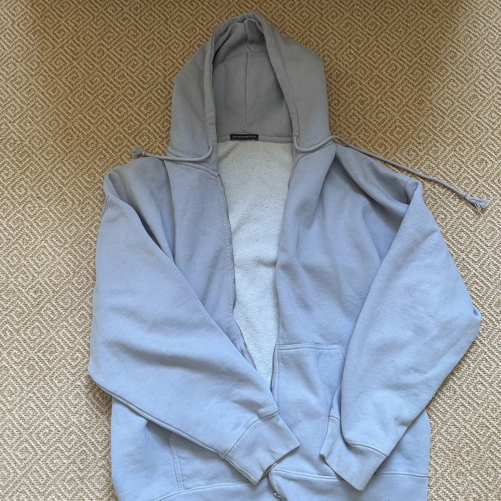 Brandy Melville zip up hoodie